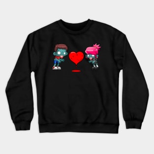 Our Love Never Dies - Zombies Crewneck Sweatshirt